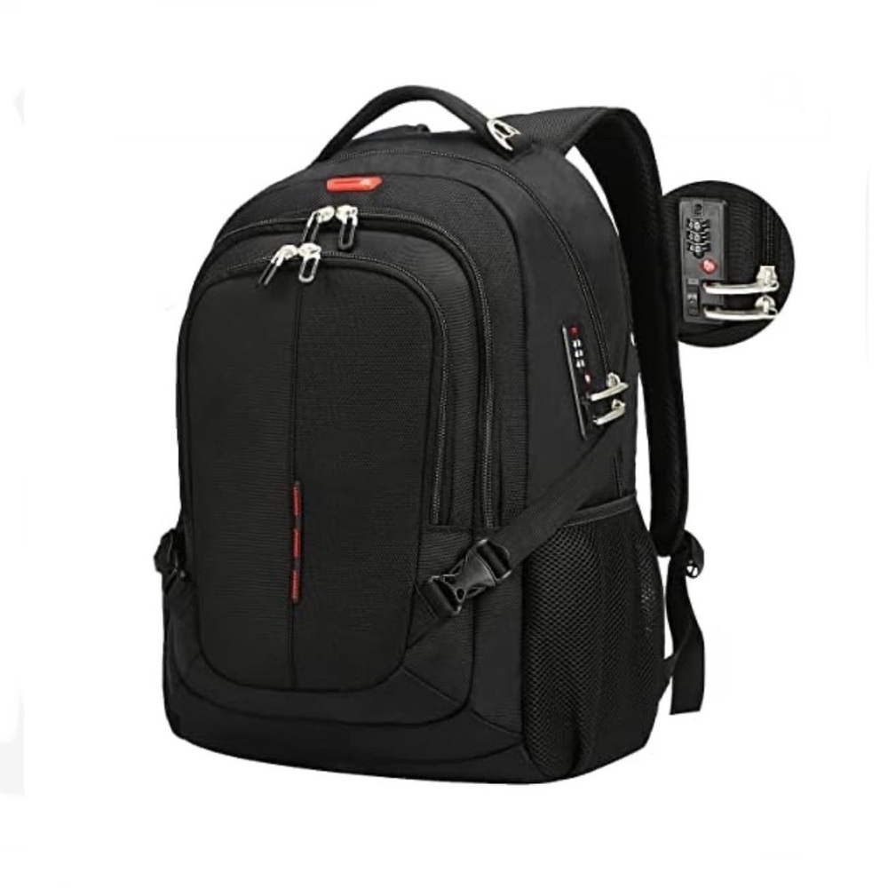 Sowaovut 15.6in Anti-Theft Travel Laptop Backpack & Password Lock